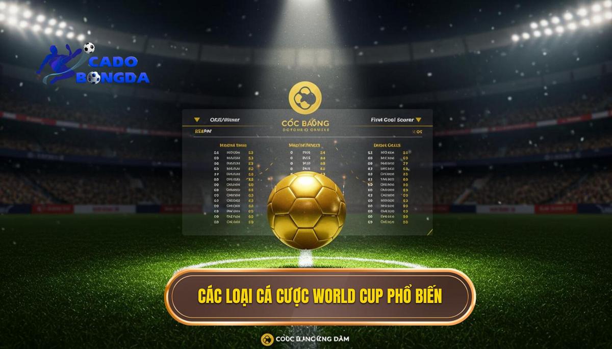 Các Loại Hình Cá Cược Bóng Đá World Cup Phổ Biến và Chiến Lược