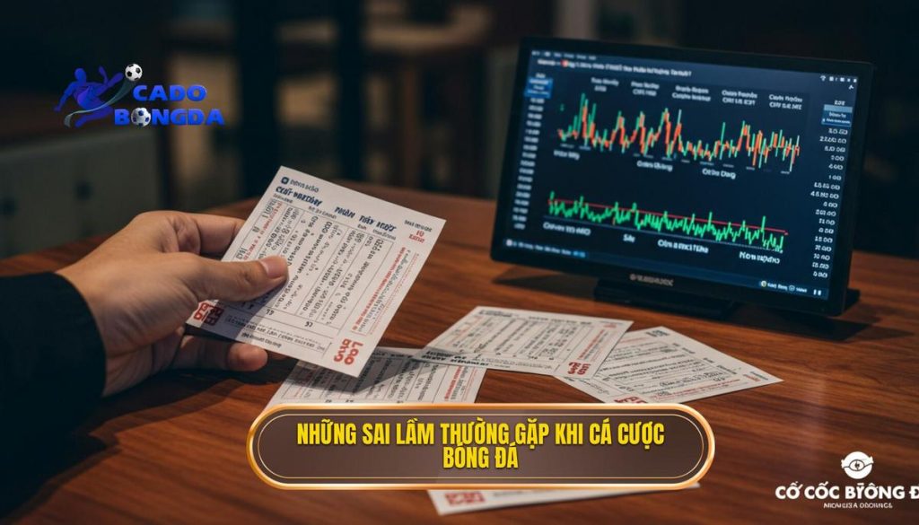 những sai lầm thường gặp khi cá cược bóng đá