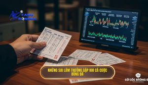 những sai lầm thường gặp khi cá cược bóng đá