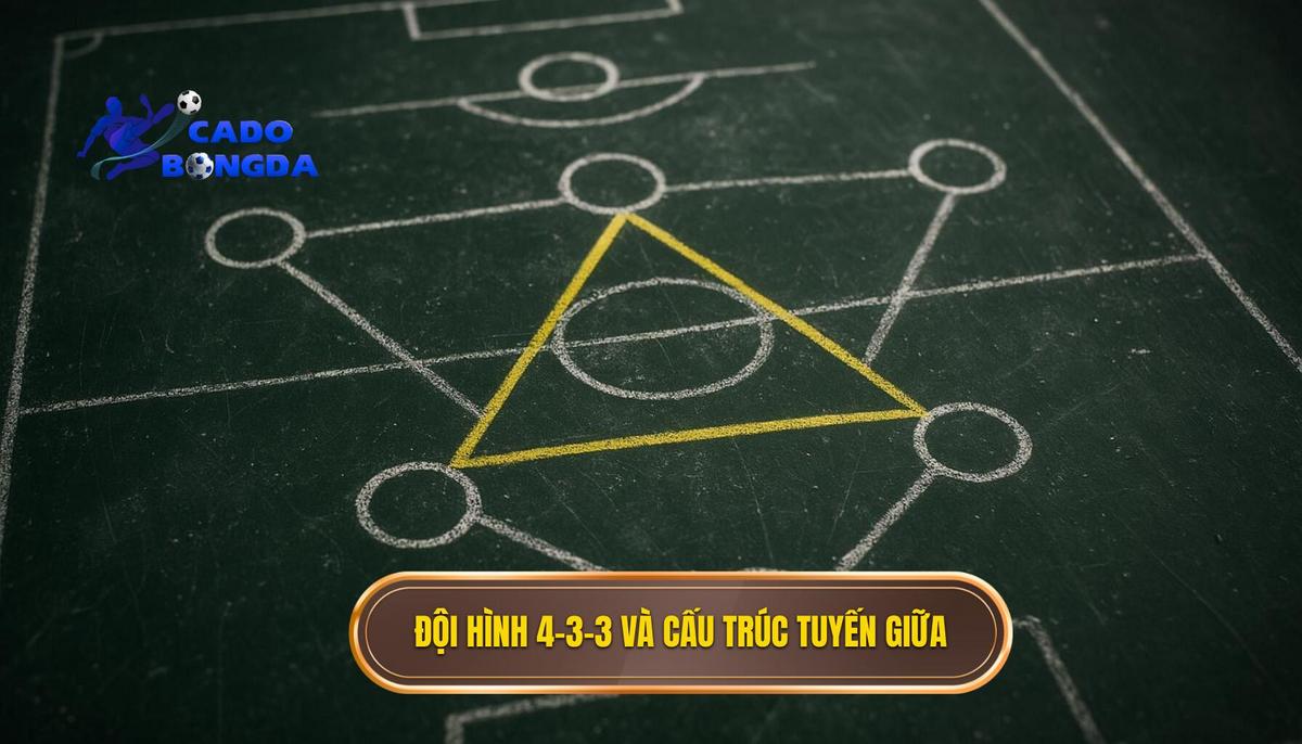 Nền tảng của đội hình 4-3-3_ Cấu trúc kim cương ở tuyến giữa