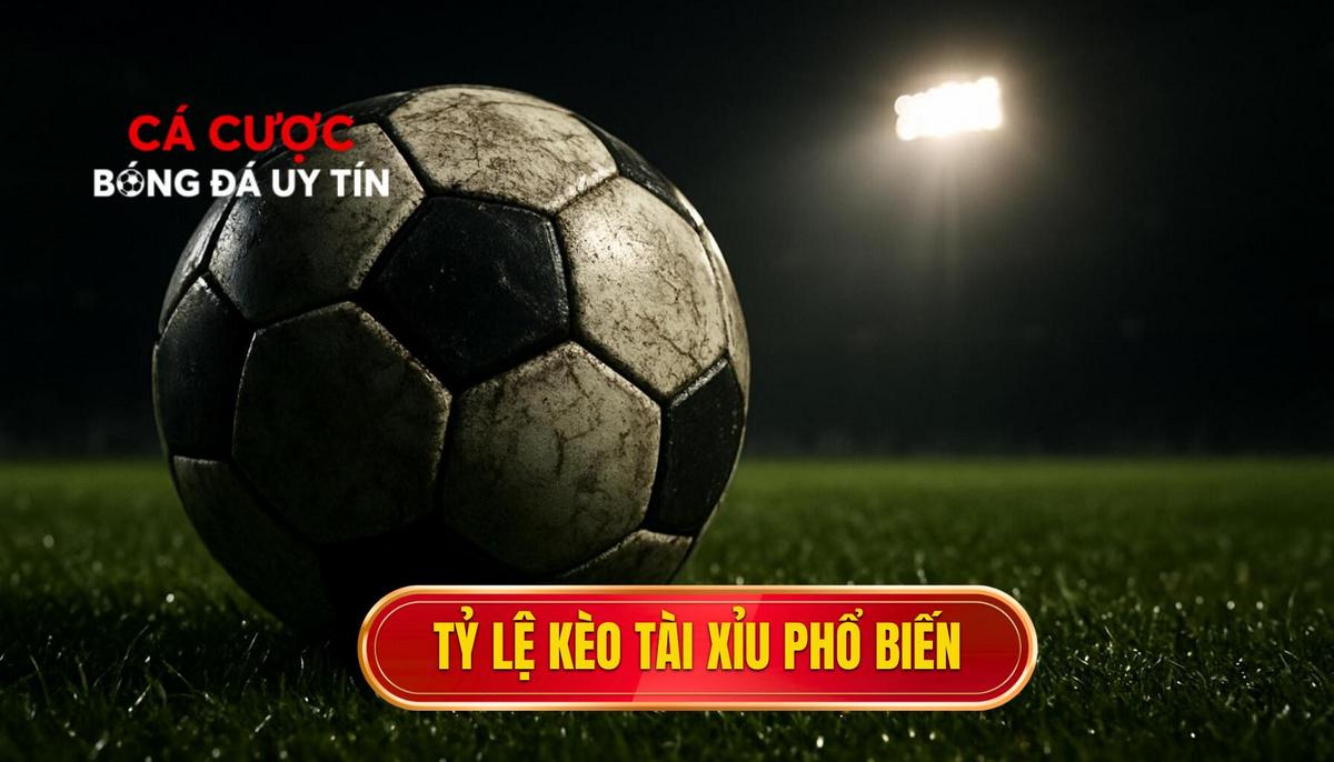 Các loại tỷ lệ kèo tài xỉu phổ biến và cách đọc chi tiết