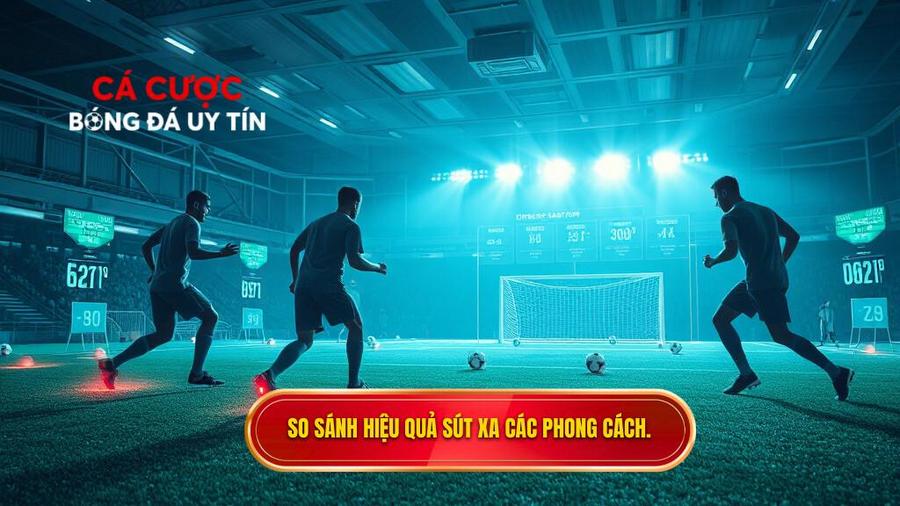 Bảng so sánh hiệu quả sút xa của các phong cách thi đấu