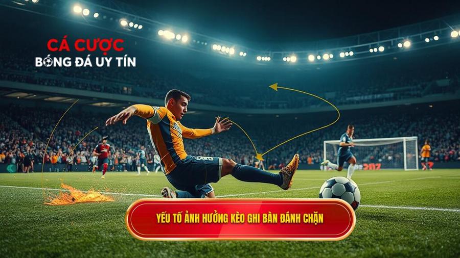Các yếu tố then chốt ảnh hưởng đến Kèo cược đội ghi bàn từ tình huống đánh chặn