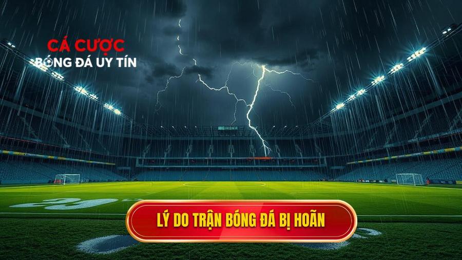 Tại sao trận đấu bóng đá bị hoãn?