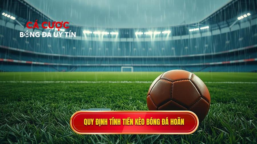Quy định chung về cách tính tiền khi kèo bóng đá bị hoãn